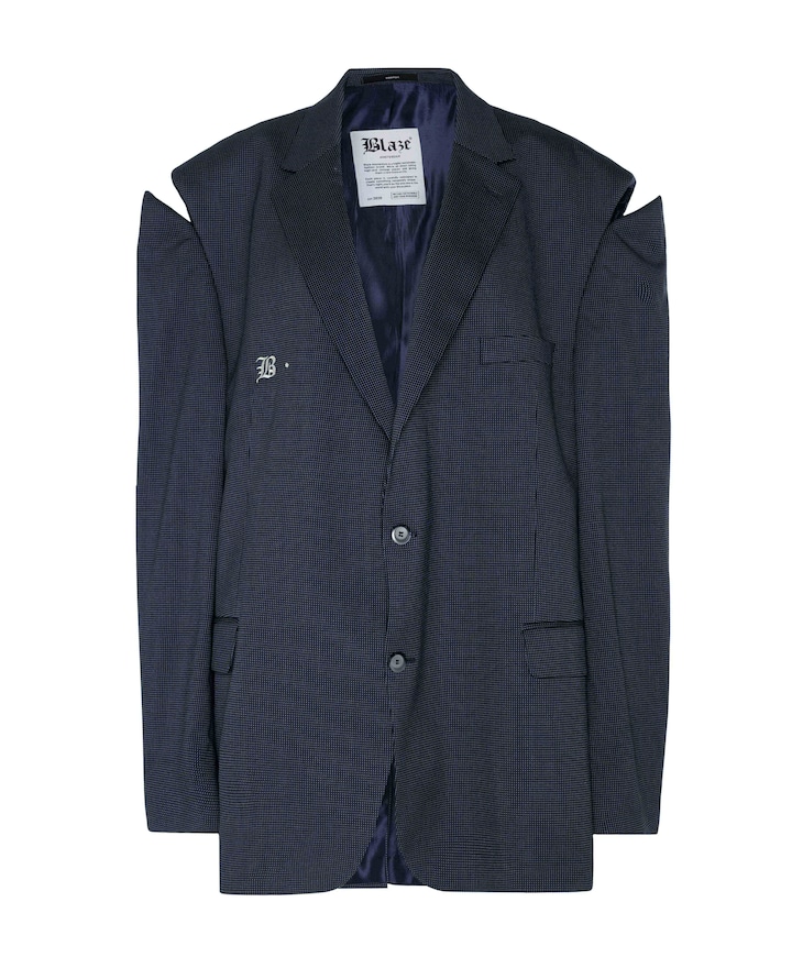 Dames blazer blauw