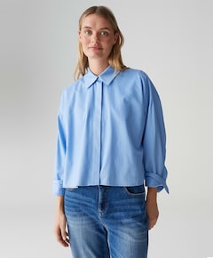 Dames blouse blauw