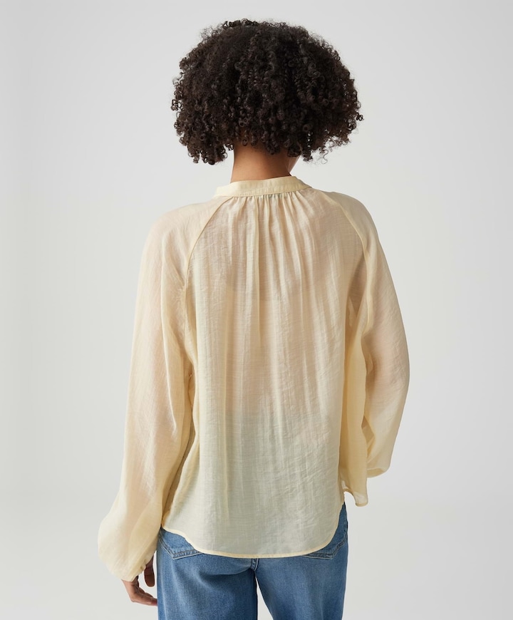Dames blouse geel