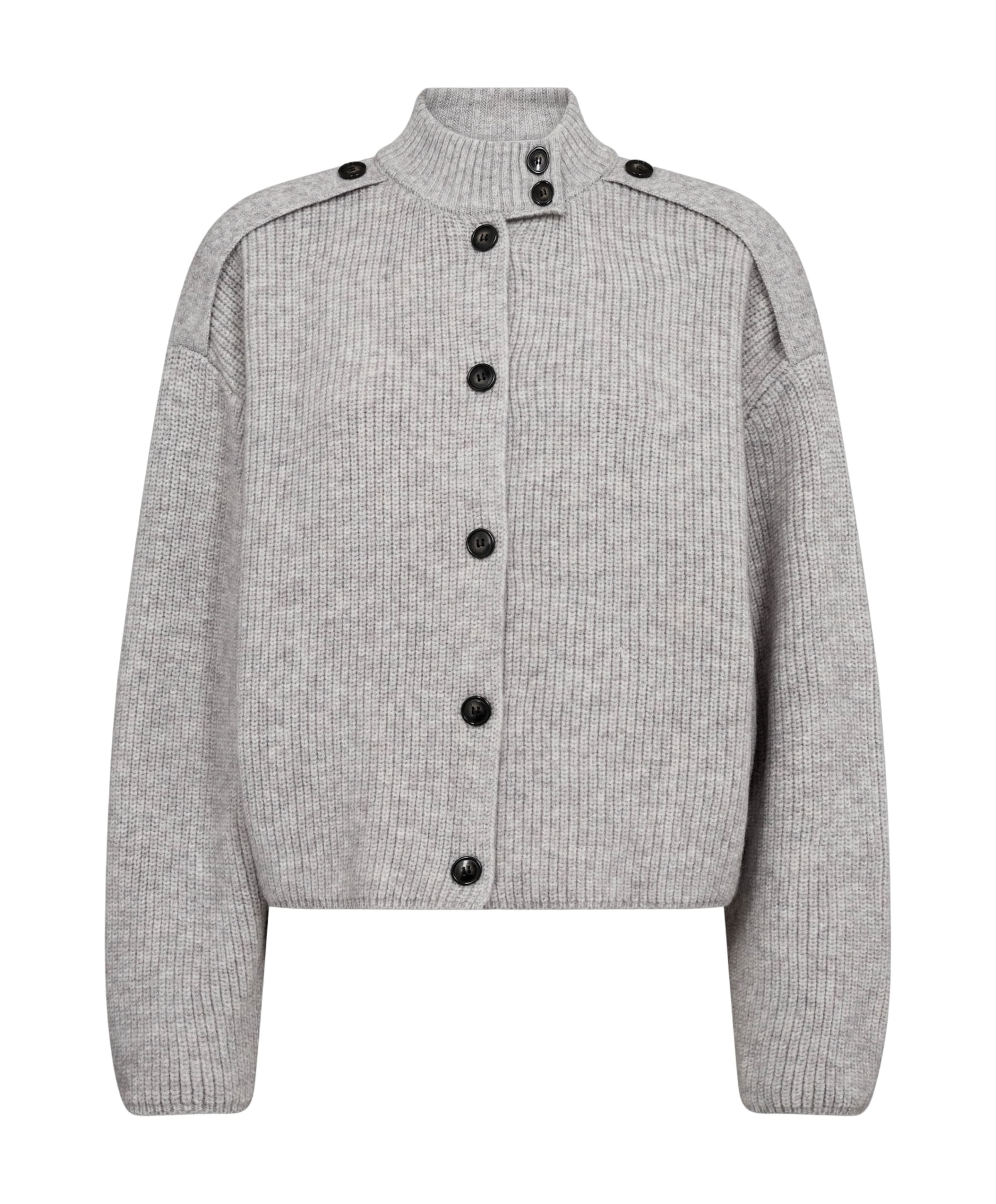 Dames vest grijs