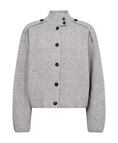 Dames vest grijs