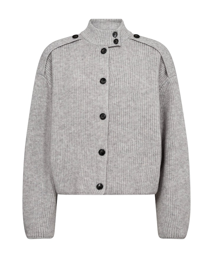 Dames vest grijs