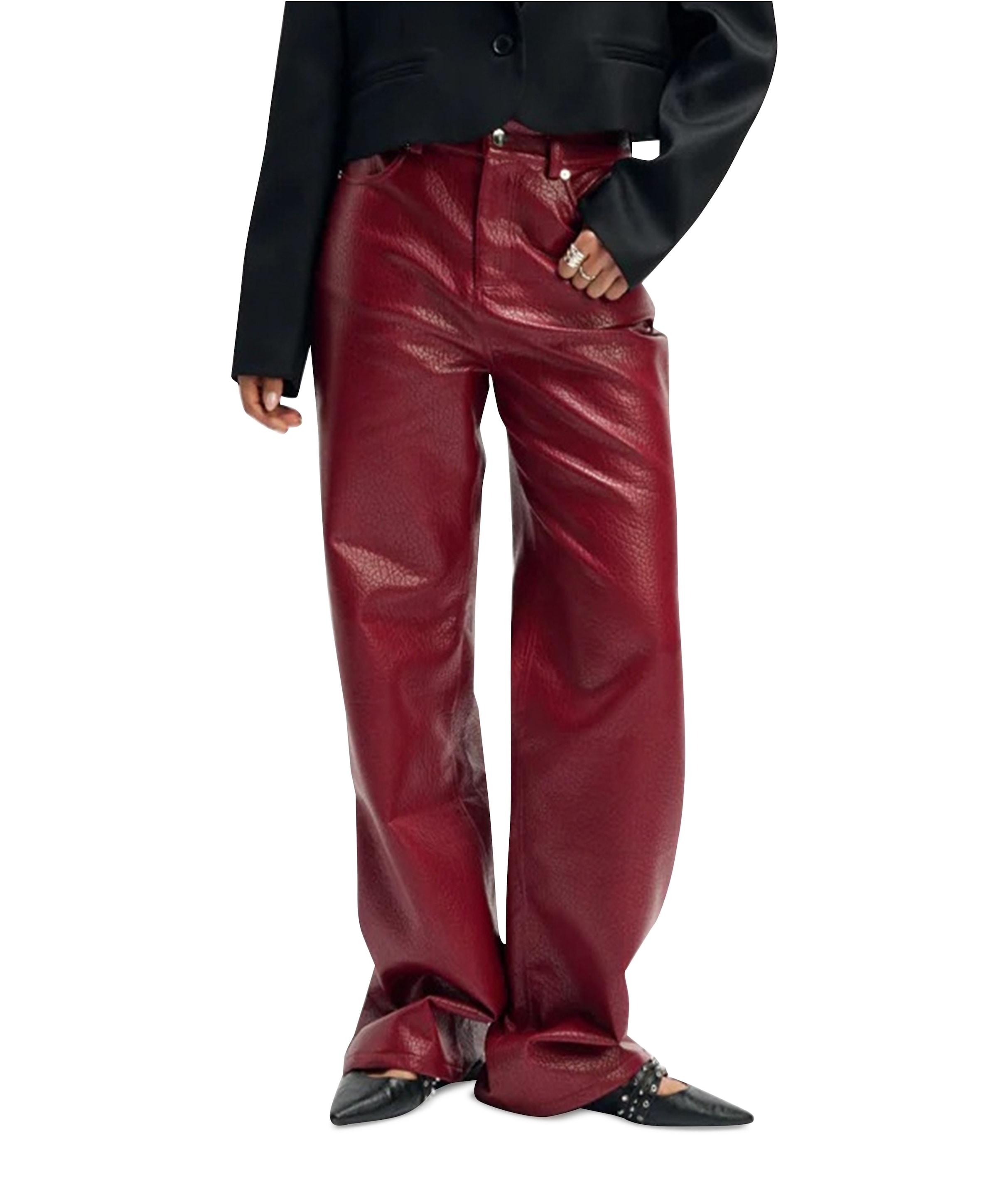 ESMEE broek bordeaux