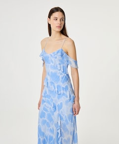 Dames jurk blauw
