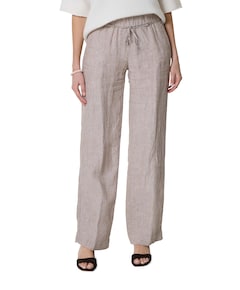 Pia Wide Chic dames broek beige