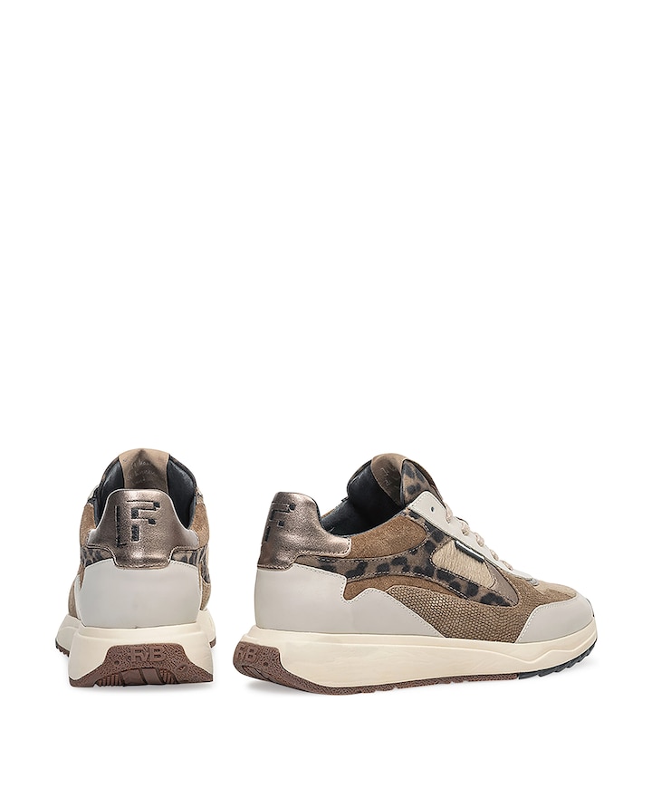 dames sneakers beige
