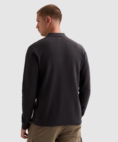 Heren polo blauw