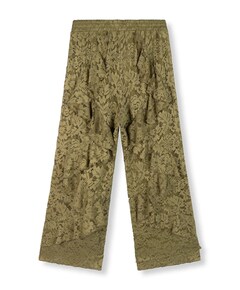 Ladies knitted lace AYA dames broek groen