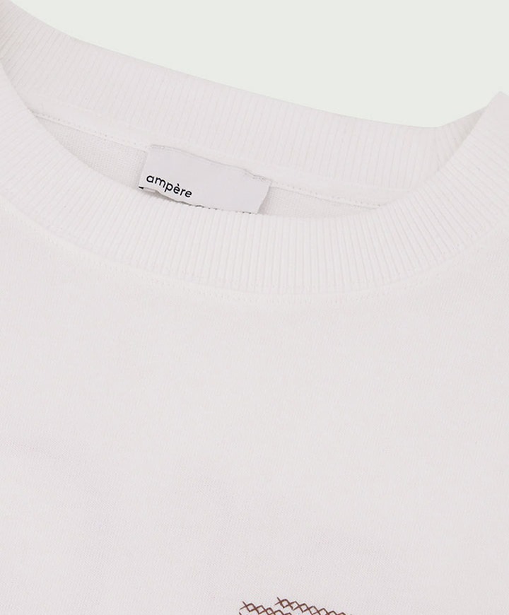 Heren longsleeve wit