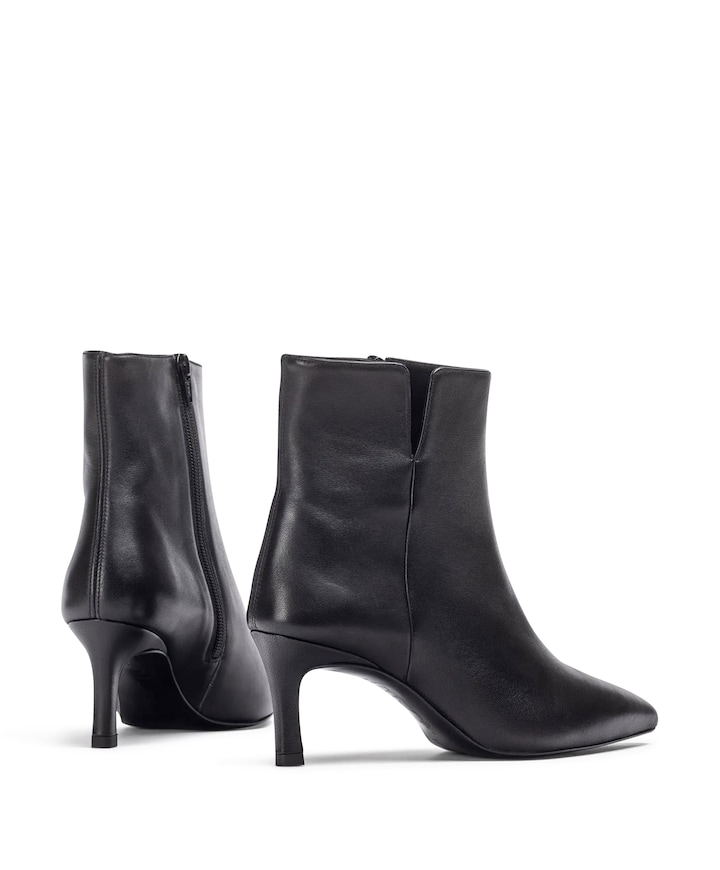 Loroya dames enkellaarzen zwart