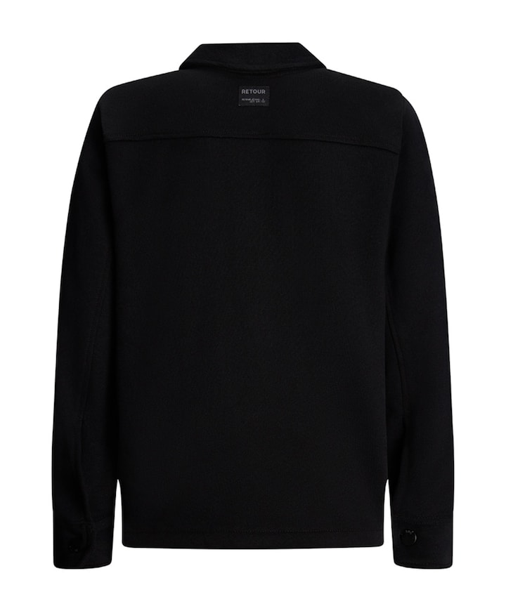 Overhemd lange mouw zwart