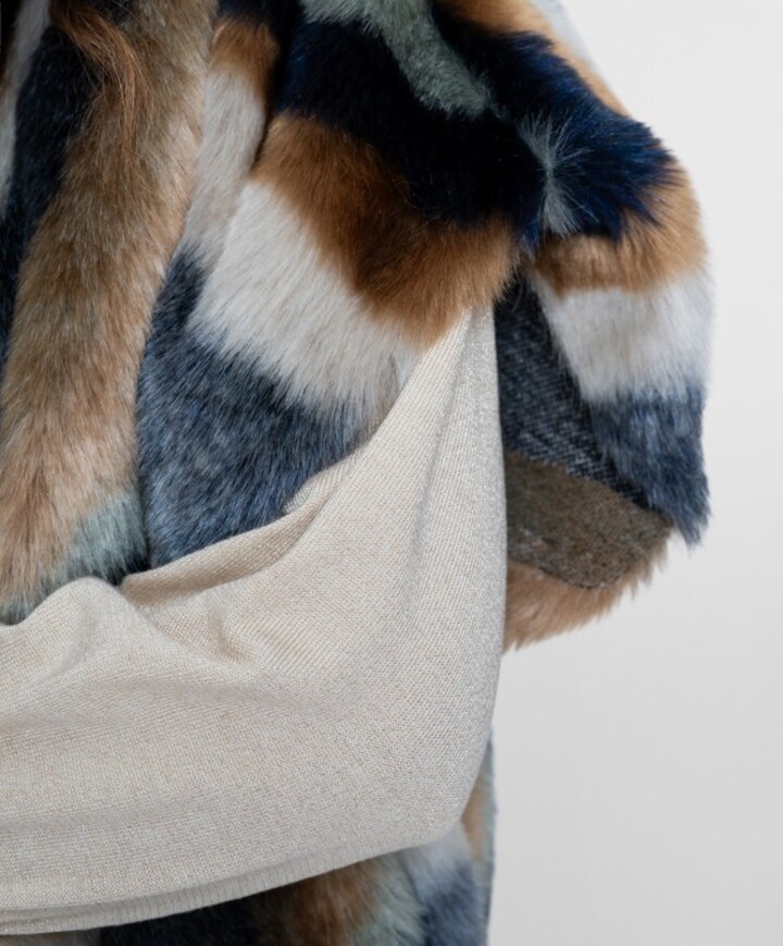 Dames gilet beige