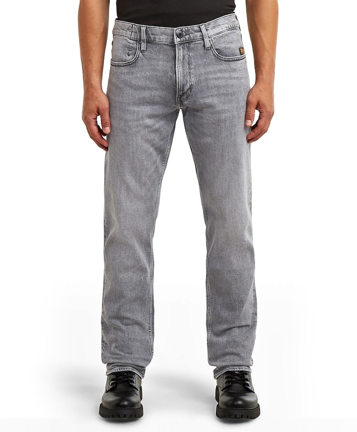 Mosa Straight heren jeans grijs