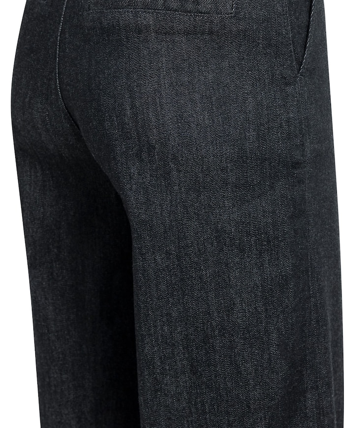 Hoge taille dames broek zwart