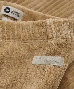 Flared Velvet broek beige