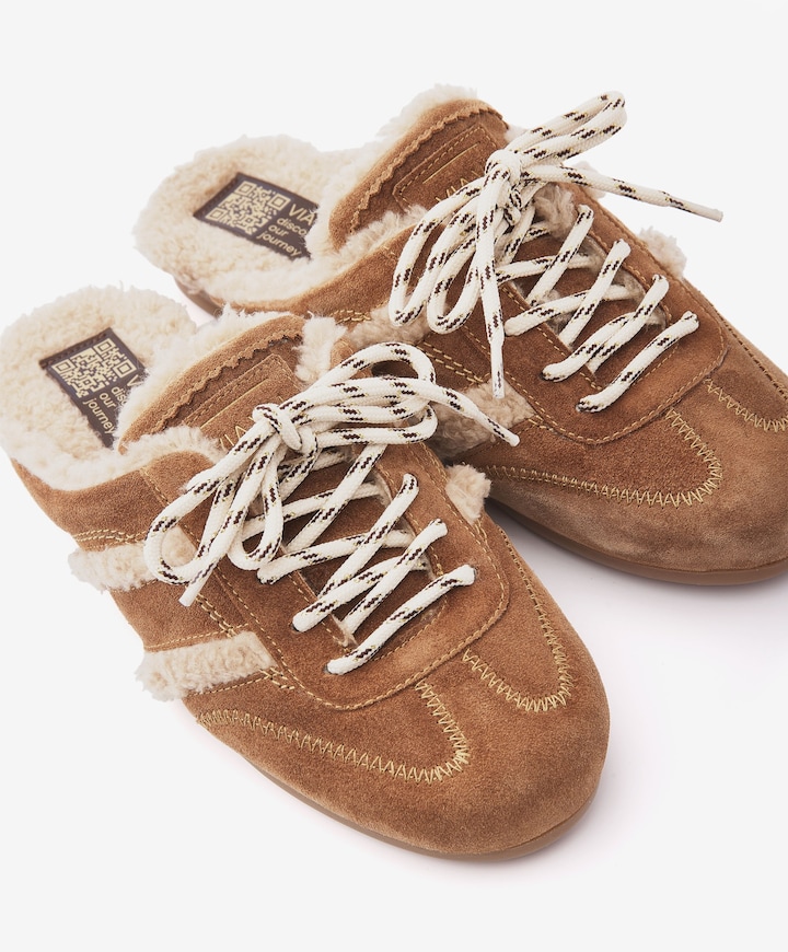 June Ashton dames clogs bruin