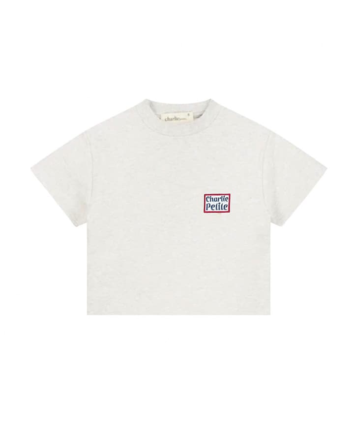 Meisjes t-shirt ecru