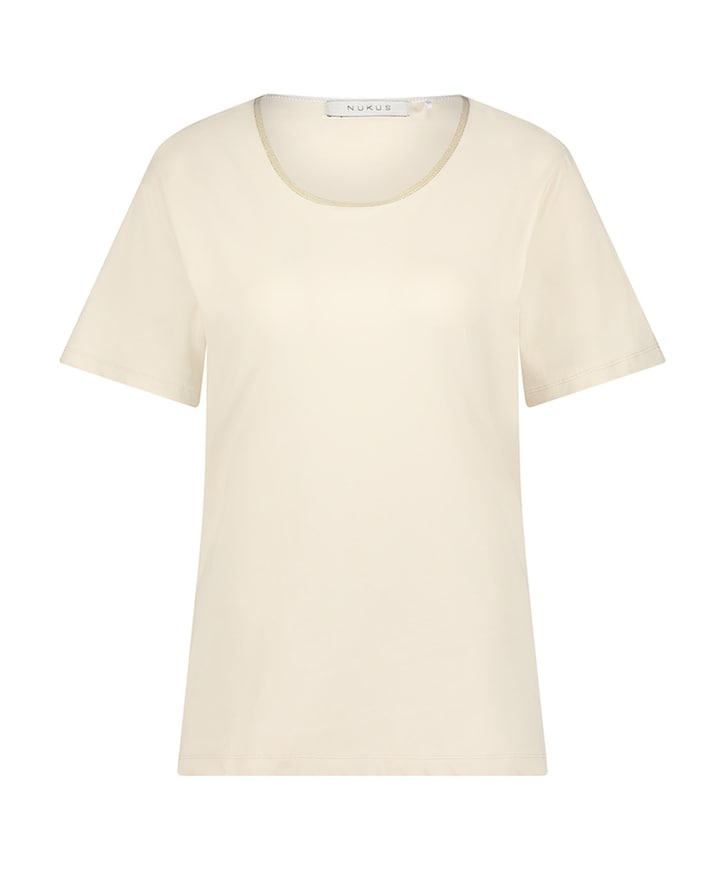 Dames t-shirt beige