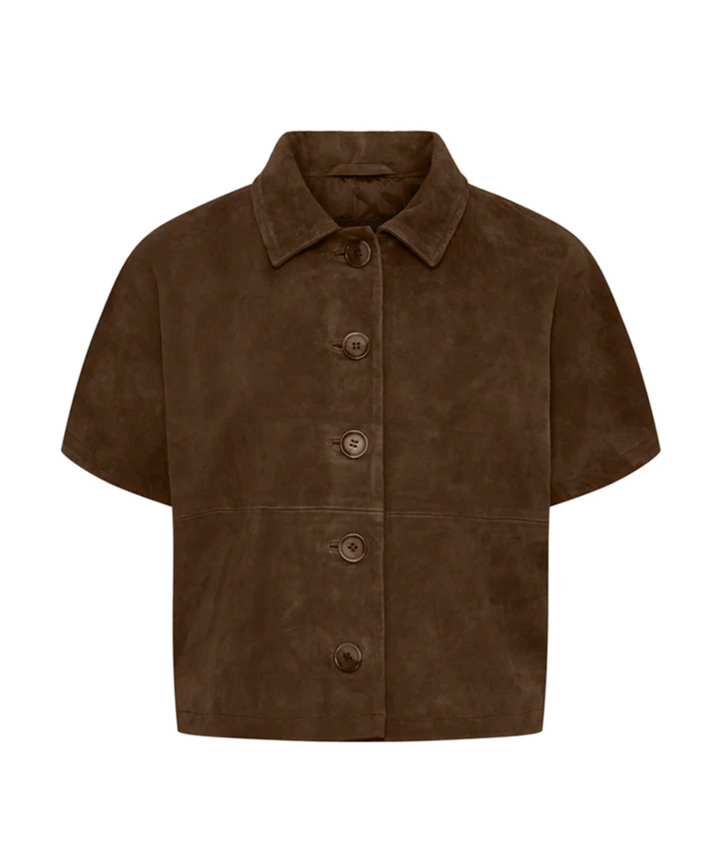 Dames blouse bruin