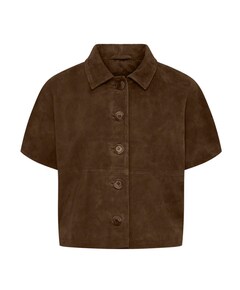 Dames blouse bruin