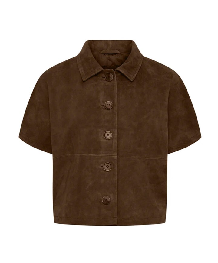Dames blouse bruin