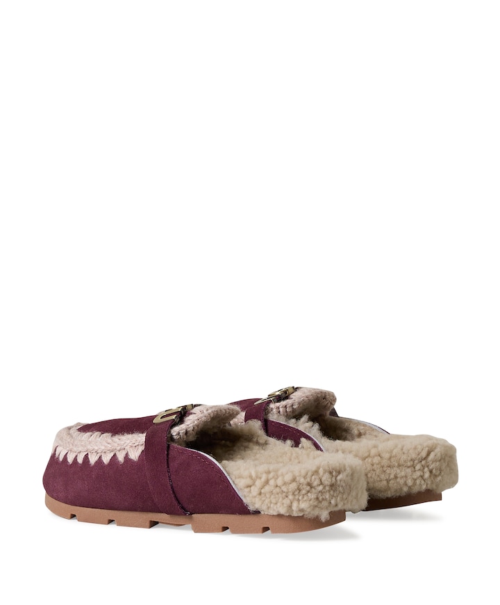 WINTER BIO SLIDE - LOGO dames clogs bordeaux