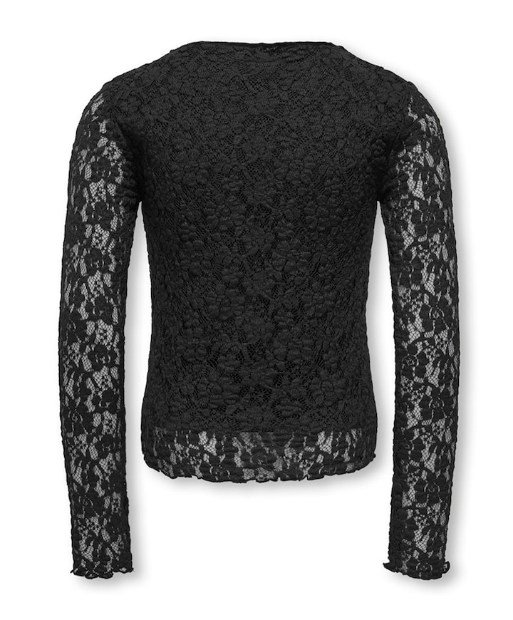 Meisjes longsleeve zwart
