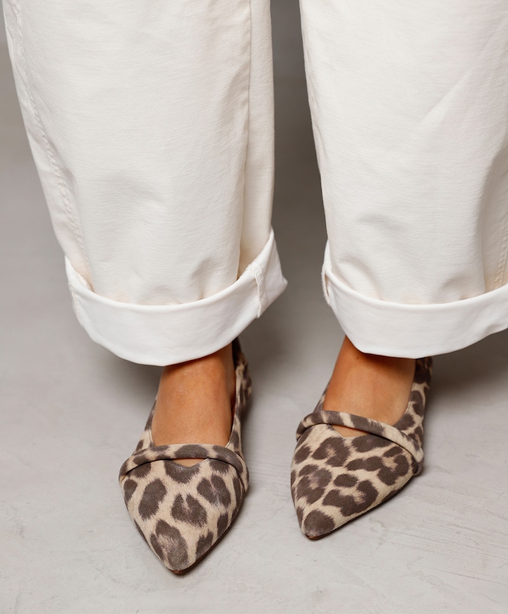 Lola Rose dames ballerina's bruin