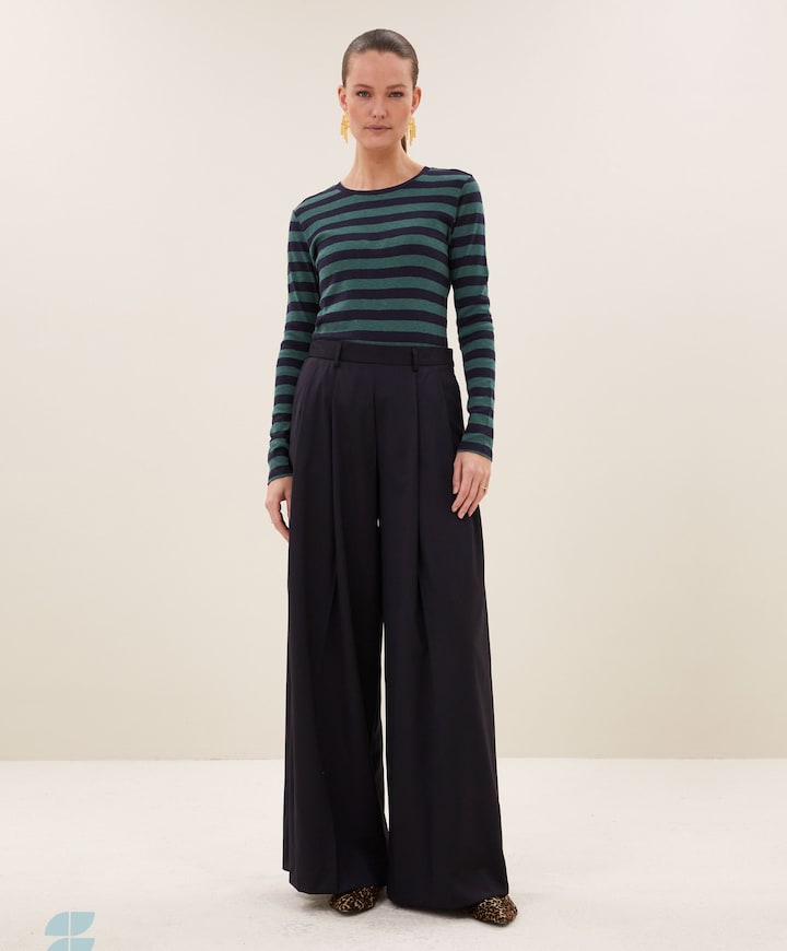 Dames longsleeve groen