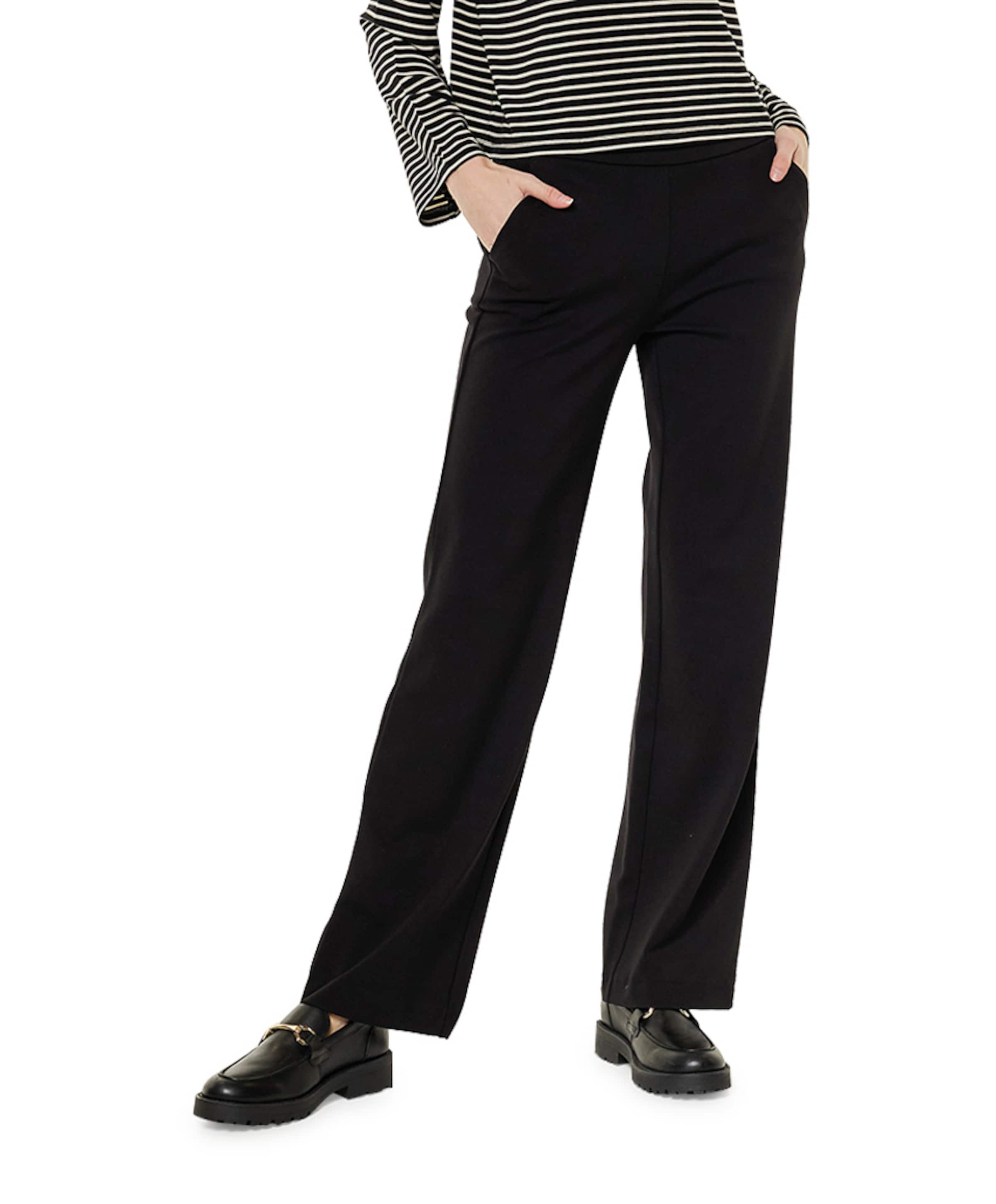 CS-Jenny Wide Leg broek zwart