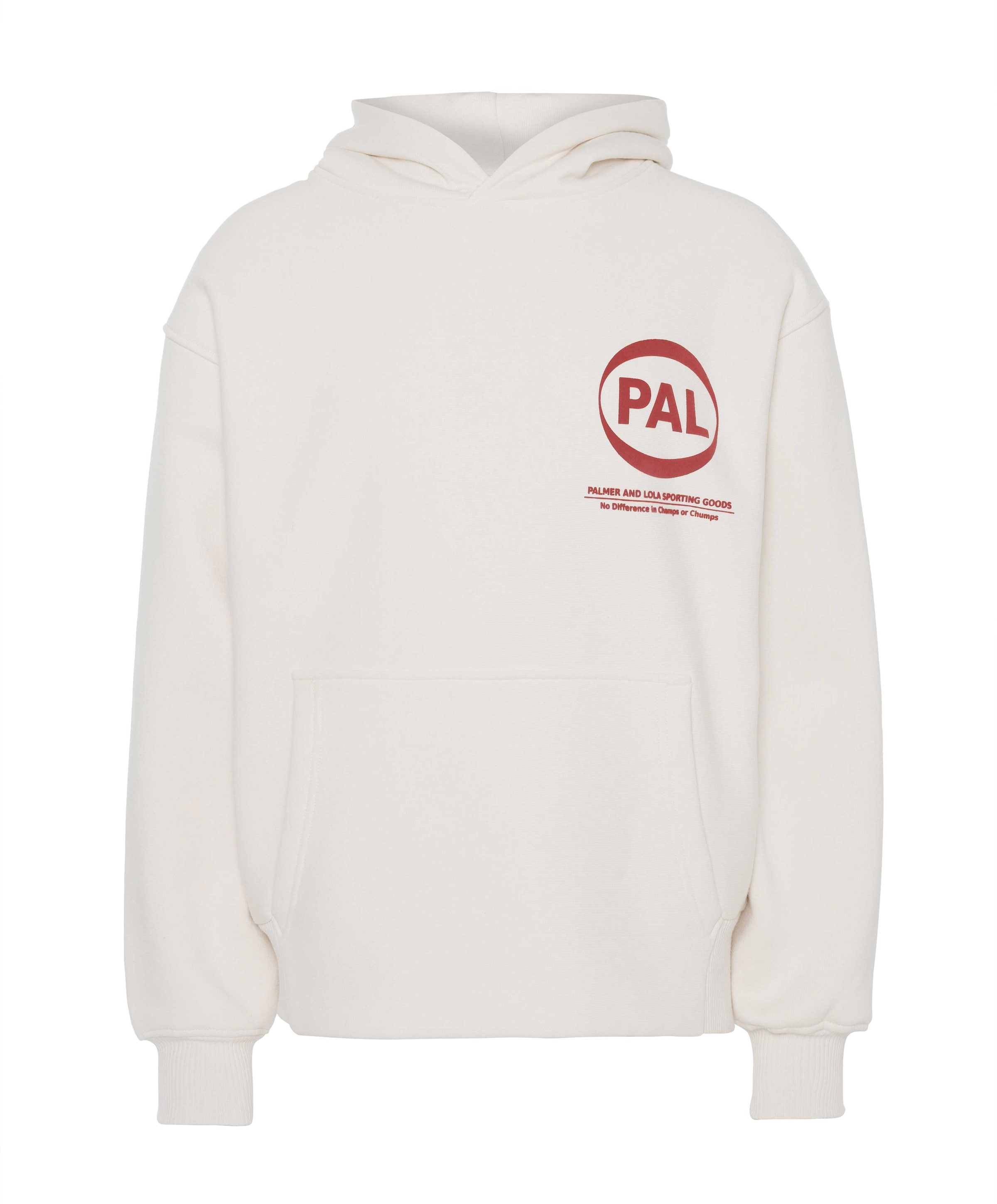 Heren hoodie ecru