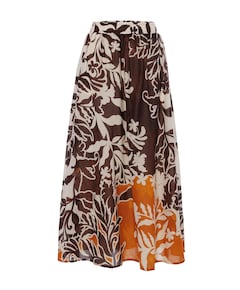 Dames rok multicolor