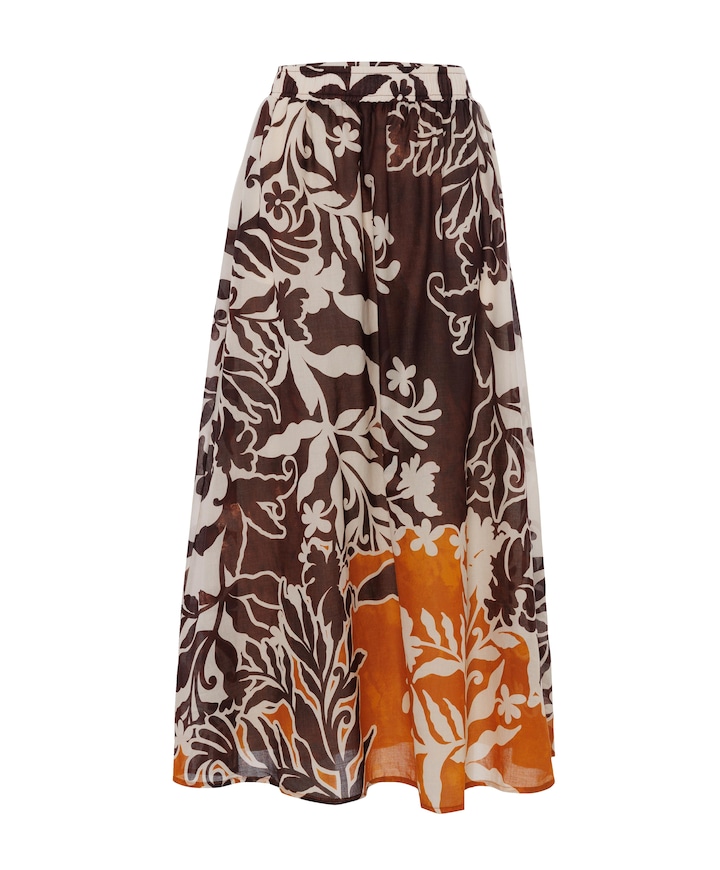 Dames rok multicolor