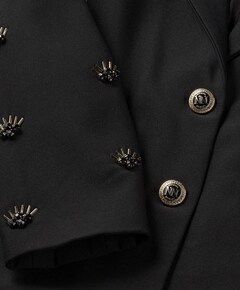 Meisjes blazer zwart