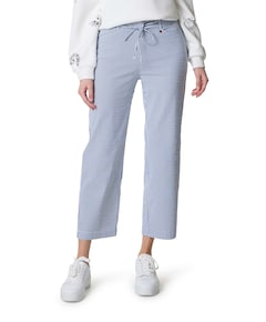 Scarlet Wide Leg 6/8 dames broek blauw