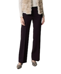 Pull On Slim dames broek bordeaux