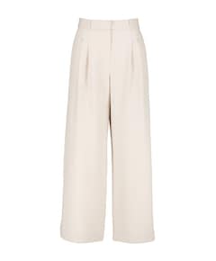 Sky sparkle waffle dames broek ecru