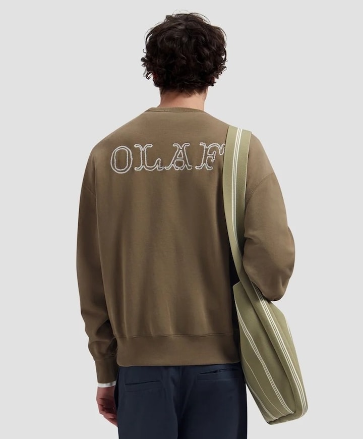 Heren sweater bruin