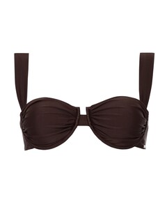 Dames bikinitop bruin