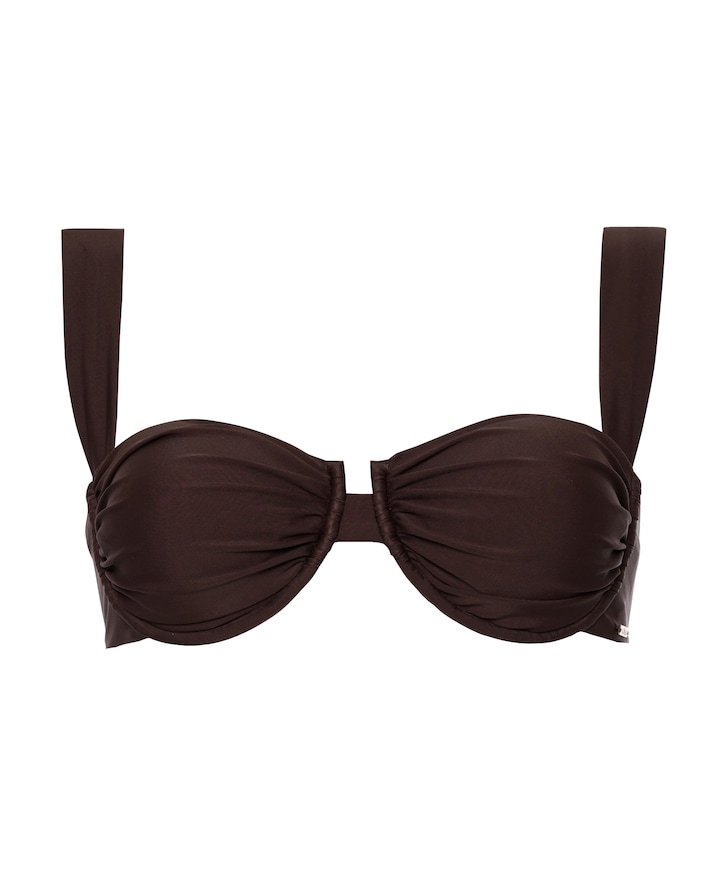 Dames bikinitop bruin