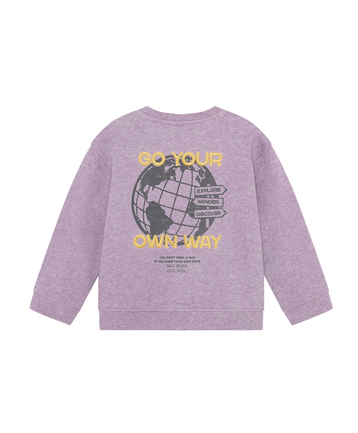 Jongens sweater paars