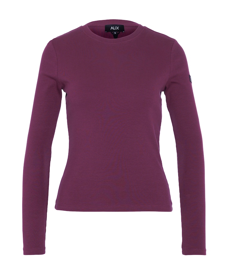 Dames longsleeve paars