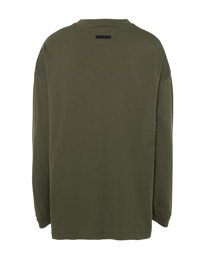 Heren longsleeve groen