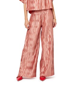 Linium plissé broek roze