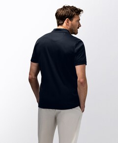 Heren polo blauw