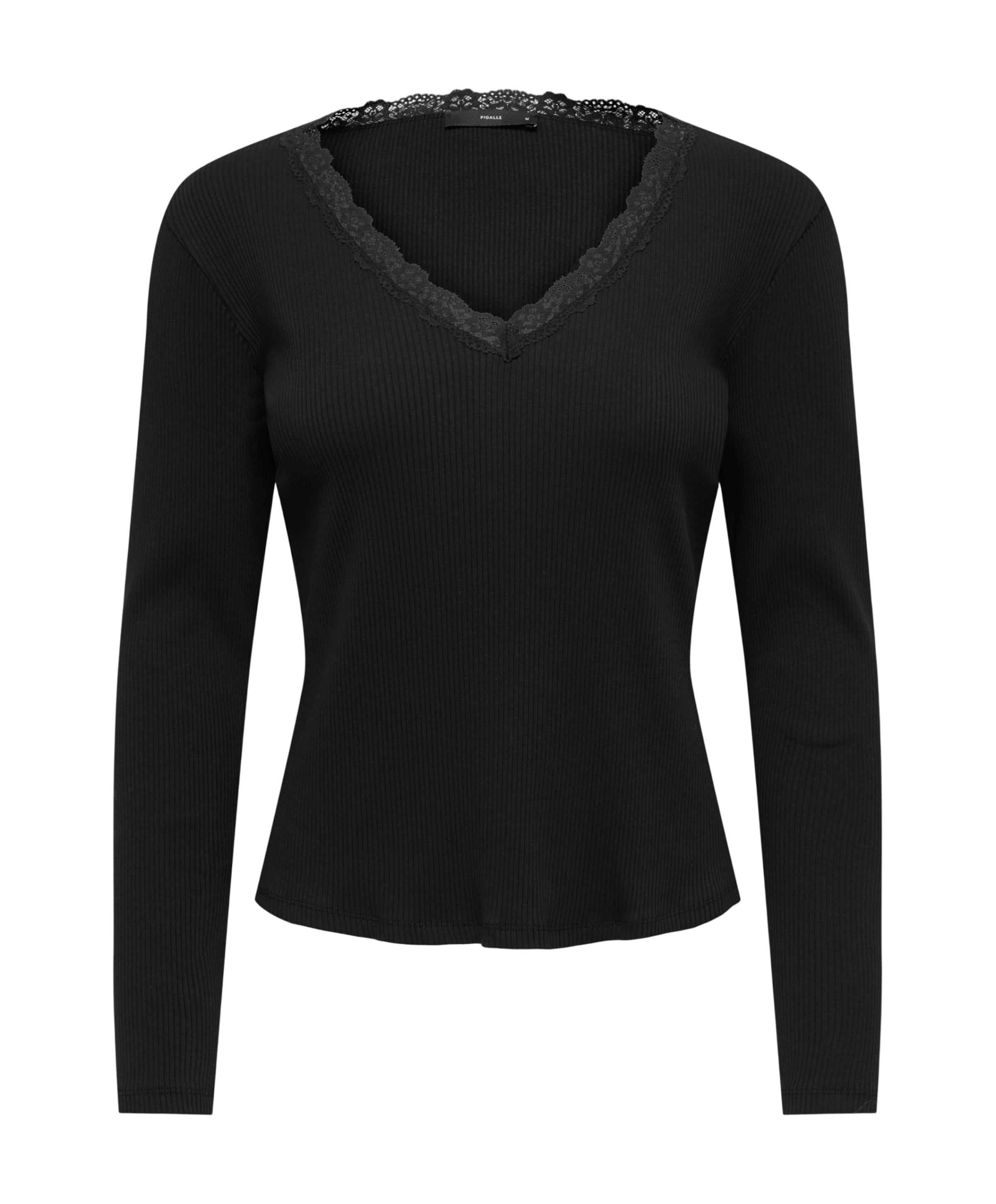 Dames longsleeve zwart