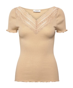 Dames t-shirt beige