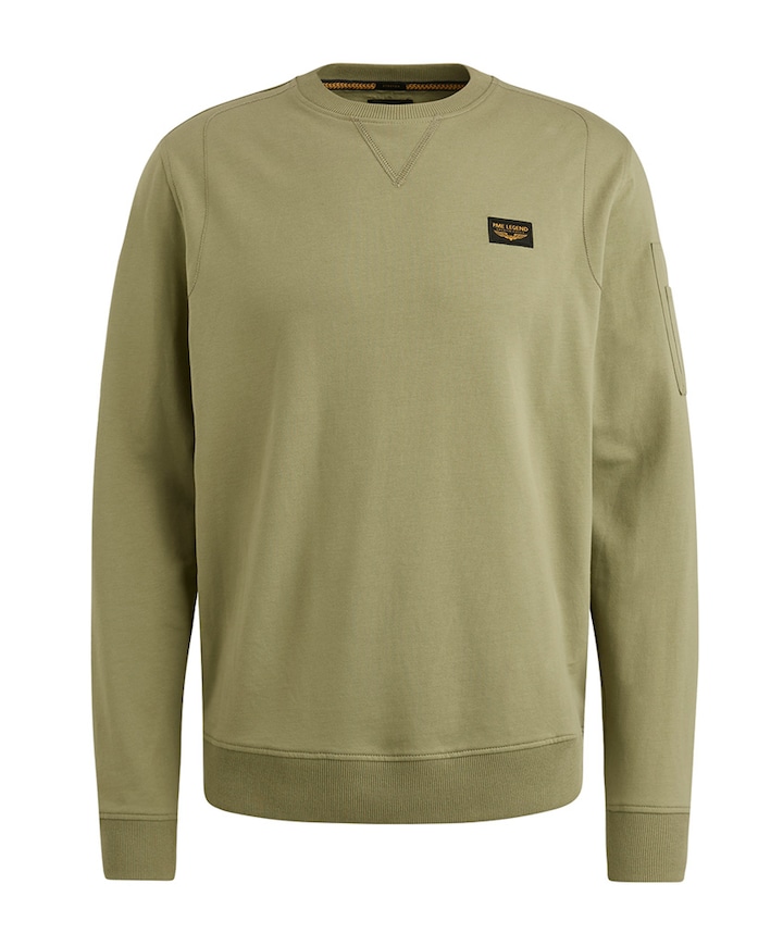 Heren longsleeve groen