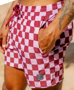 Heren zwemshort roze