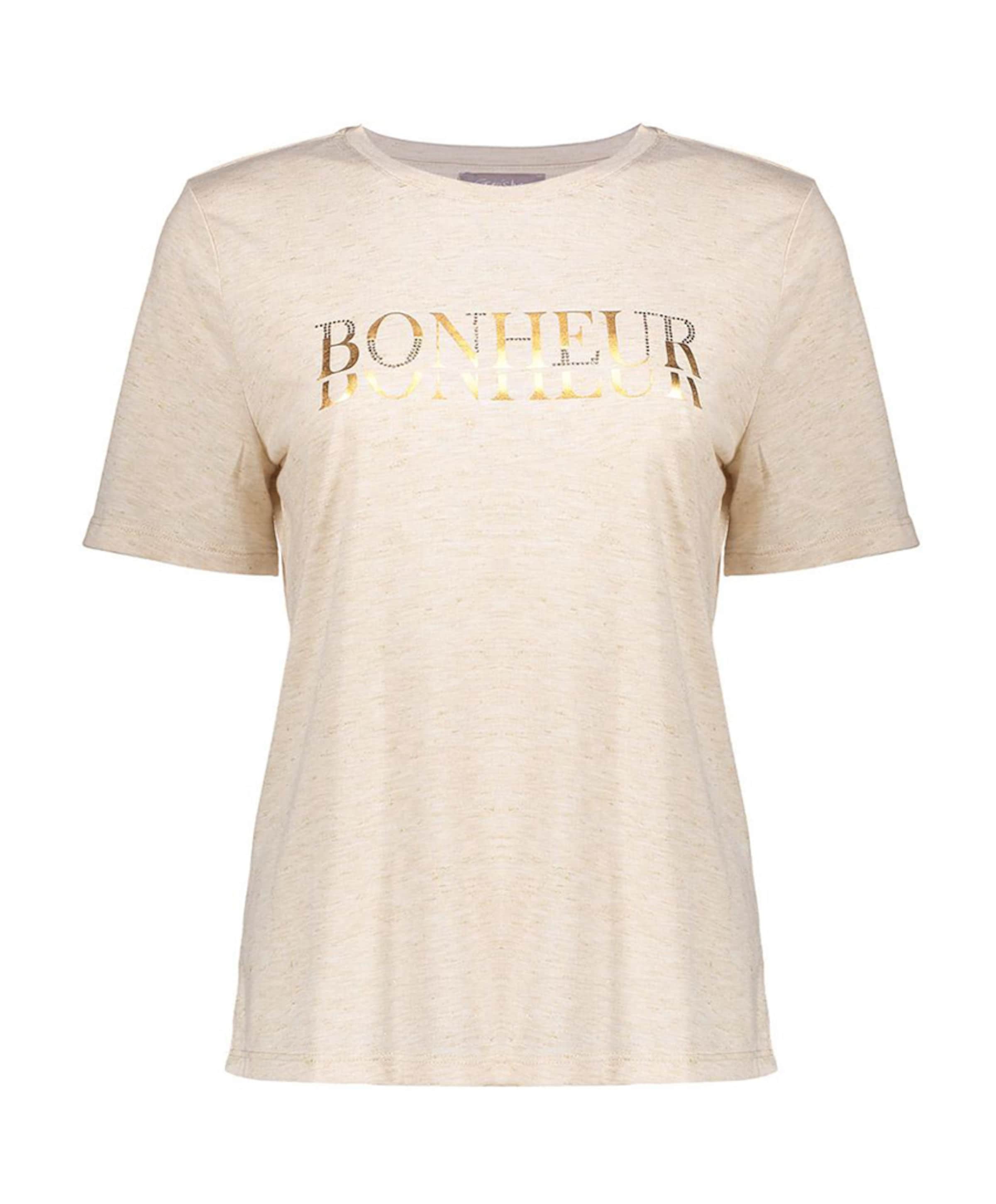 Dames t-shirt beige